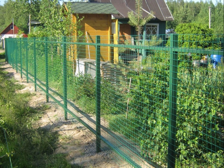 забор из сетки сварной и рабицы Ярославль